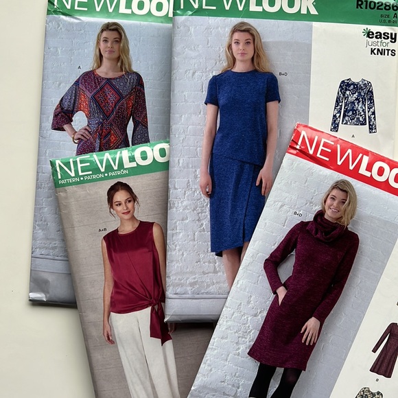 Lot of 4 Recent EASY SEWING PATTERNS New Look R10541 R10279 R10274 R 10286 - Picture 2 of 14